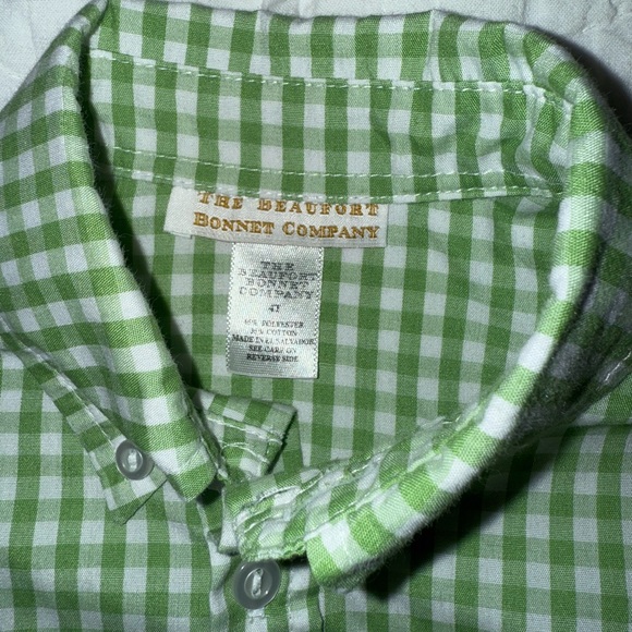 The Beaufort Bonnet Company Dean’s List dress shirt, size 4T, EUC - Picture 3 of 4